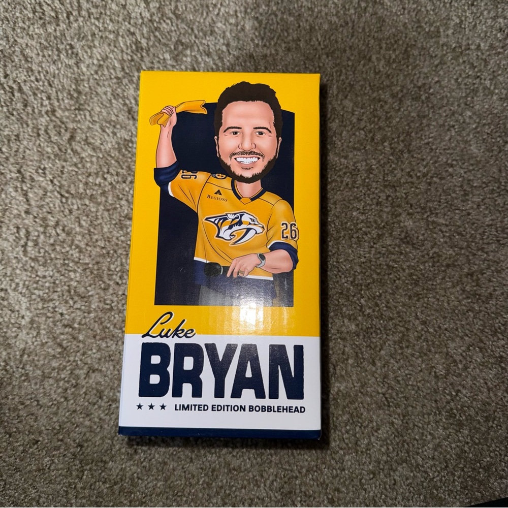 Luke Bryan Nashville Predators Limited Edition Bobblehead